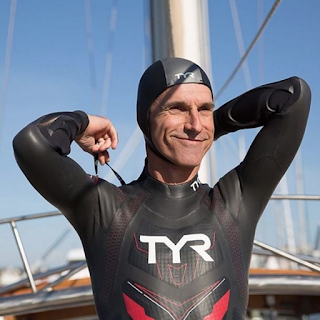 Marathon swimmer Ben Lecomte