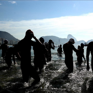 Rio Olympics' Men's 10k Marathon Swim at Fort Copacabana