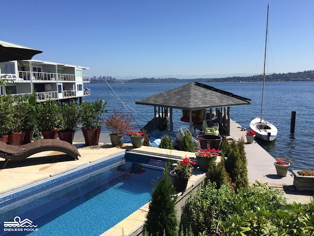 A lakeside Original Endless Pool in Seattle, Washington